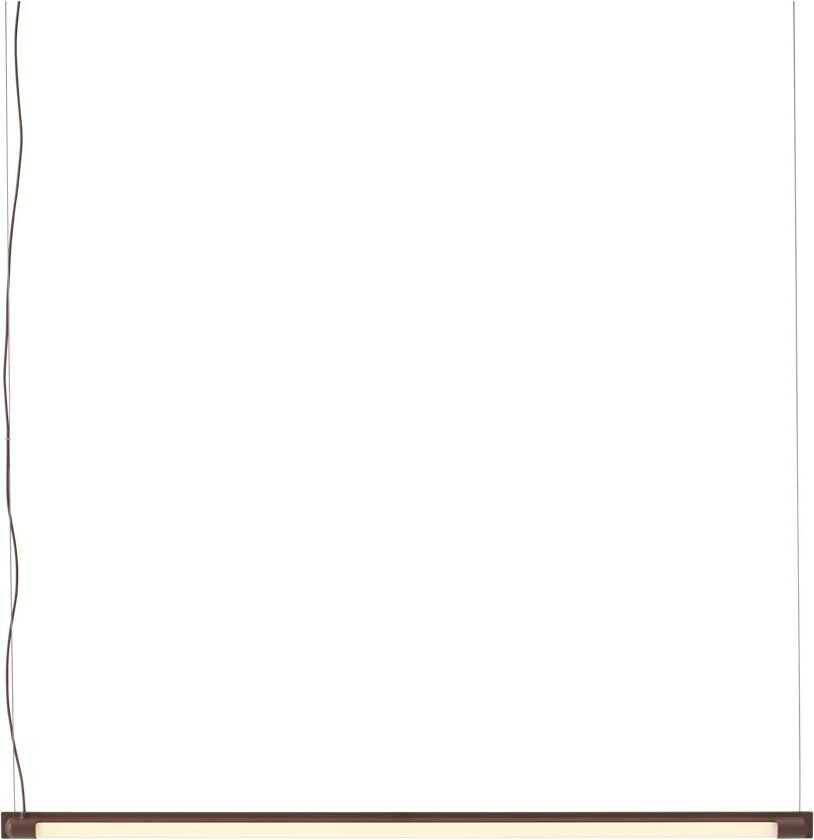 Fine Suspension Lamp 90 cm Deep Red