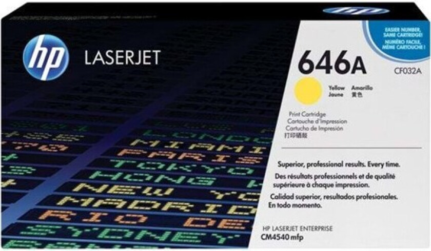 Hp Toner Gul 646a 12.5k - Cf032a