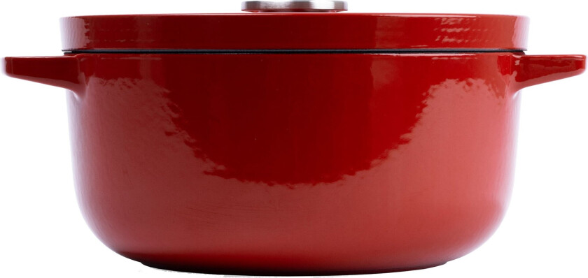 Støpejernsgryte 22 cm/3,3 liter, empire red