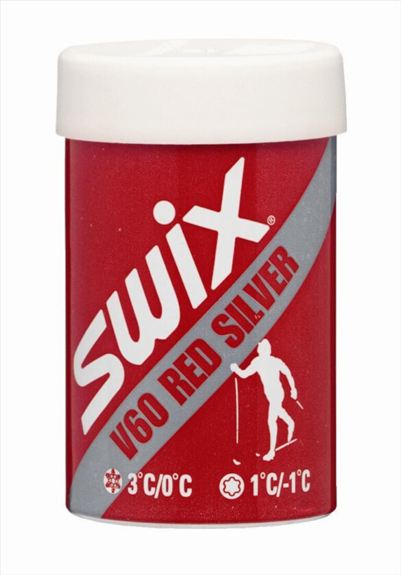Grip Wax V60 Red/Silver 0/+3C, 45g 23/24, festevoks none