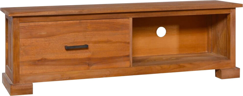 TV-benk 112x30x37 cm heltre teak