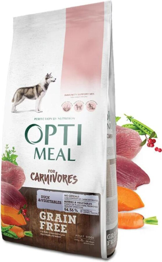 Dog All Age & All Breeds Grain Free Duck & Veggies Tørrfôr til hund 10 kg