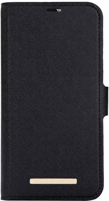 GEAR iPhone 14 Plus ONSALA Fashion Collection PU Skinn Flipdeksel med Magnet & Lommebok - Midnight Black