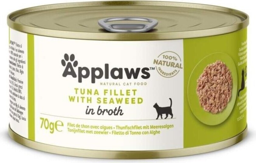 Applaws Tuna Fillet&Seaweed Konserv (70 grammaa)