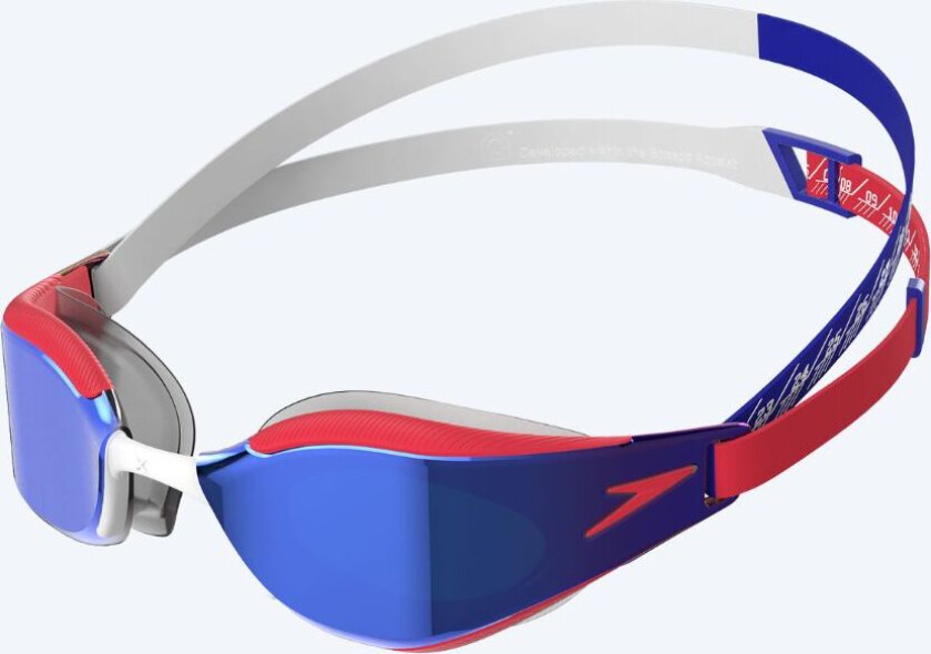 Elite svømmebriller - Fastskin Hyper Elite Mirror - Rød/blå