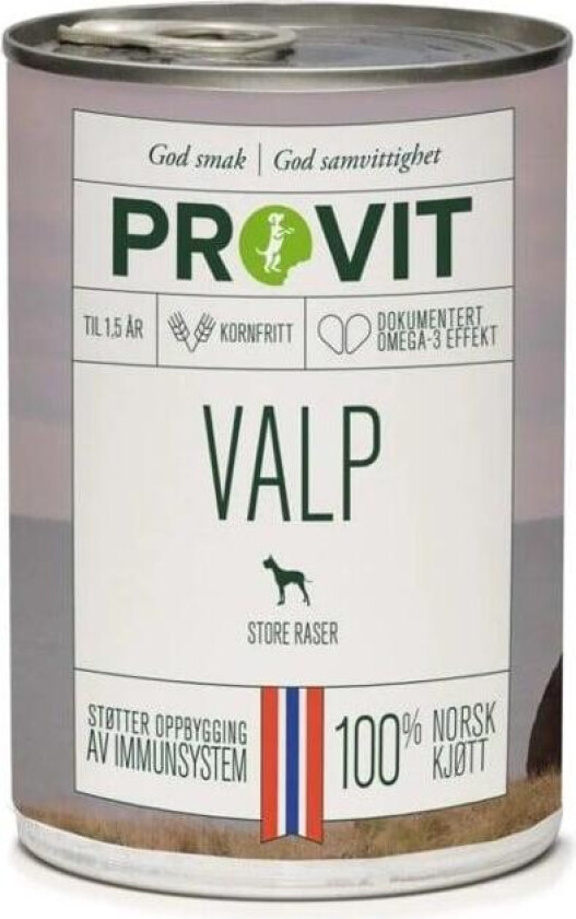 Våtfôr til valp av store raser 400 g