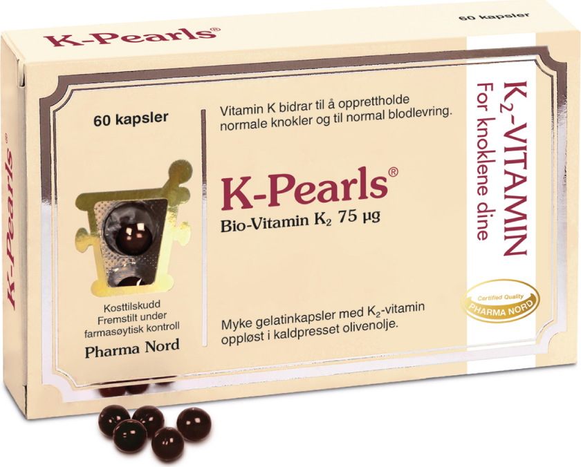 K-Pearls 75 µg, 60 stk.