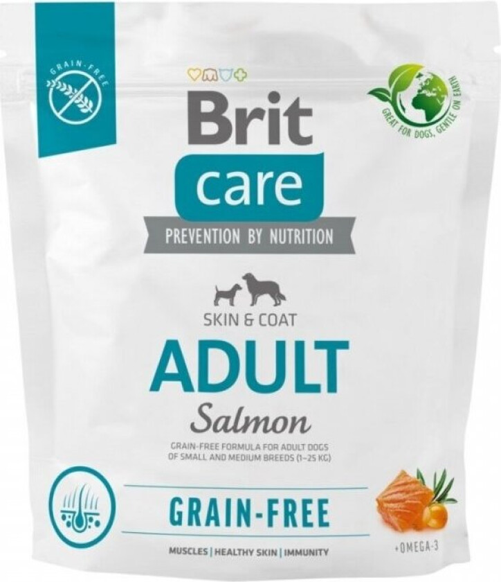 Brit Care Dog Adult Grain Free Salmon (1 kg)