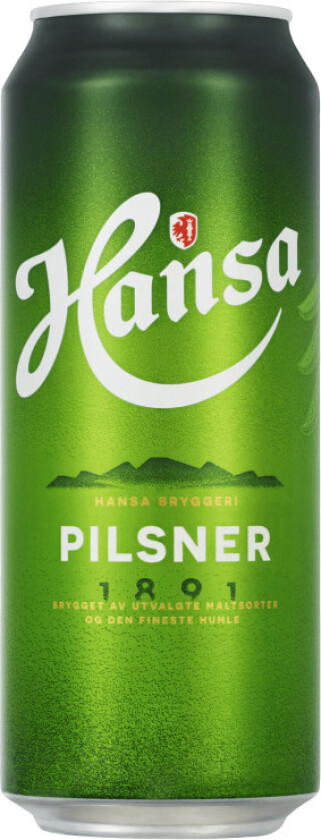 Hansa Pilsner 0,5l boks