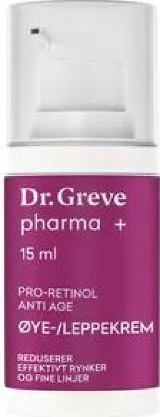 Dr Greve Pharma+ Pro-Retinol Øye&leppekrem