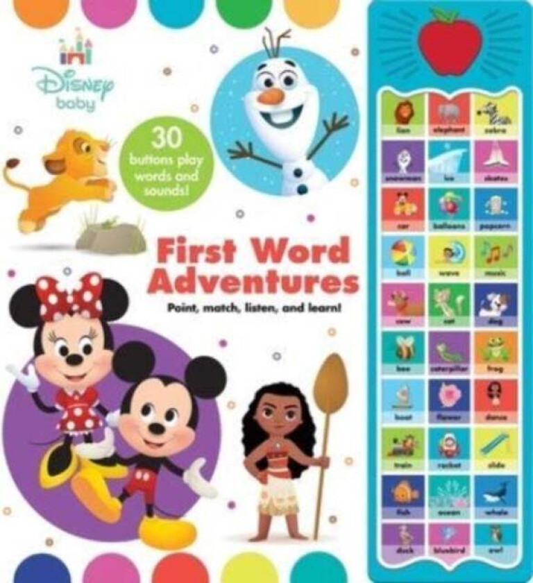 Disney Baby: First Word Adventures Sound Book Av Pi Kids