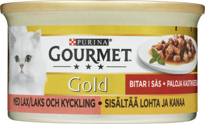 Bilde av Gourmet Gold Laks/Kylling 85g Purina