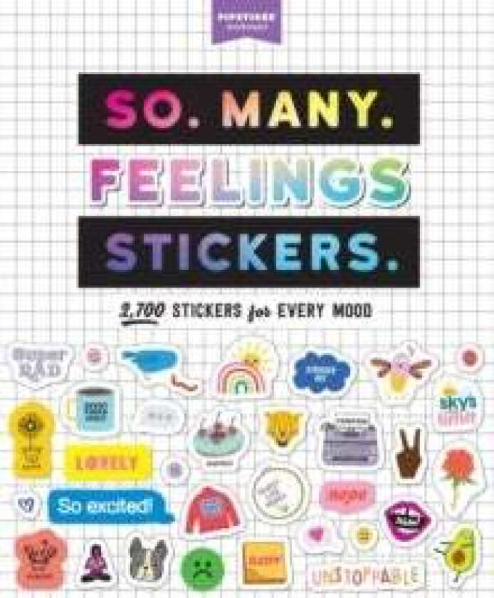 So. Many. Feelings Stickers. av Pipsticks®+Workman®
