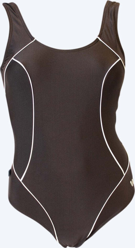 badedrakt i store størrelser til damer - Classic 241s - Svart/hvit