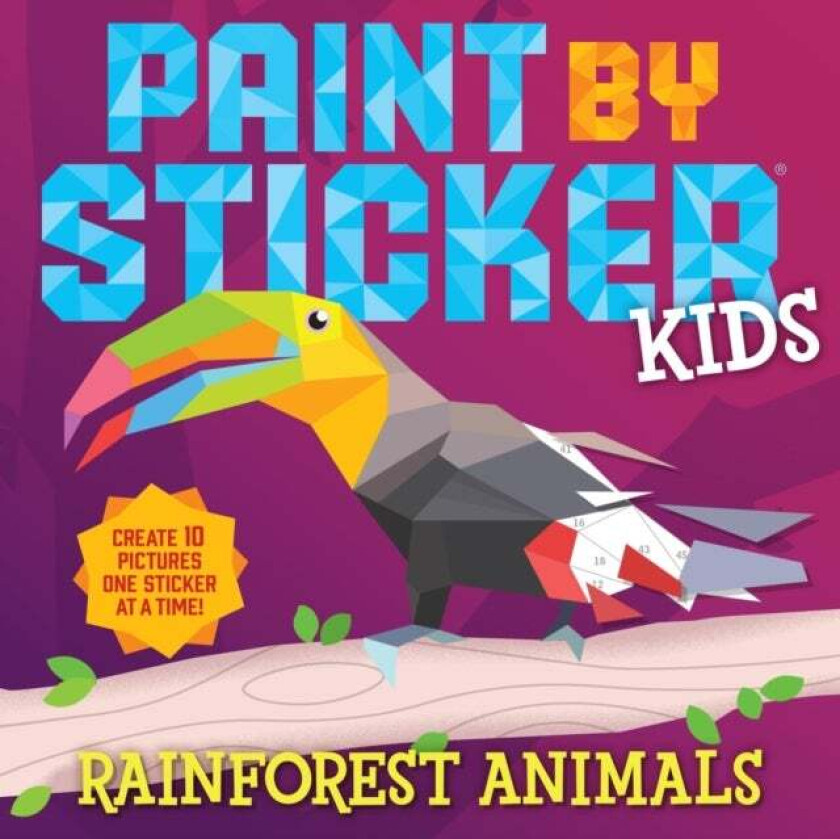 Paint by Sticker Kids: Rainforest Animals av Workman Publishing