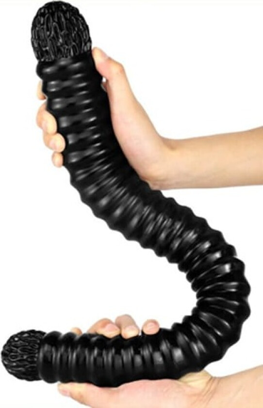 DoublePlayz Big Tortos Dildo Black 55 cm Ekstra lang analdildo