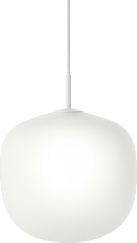 Rime Pendant 37 cm Opal / White