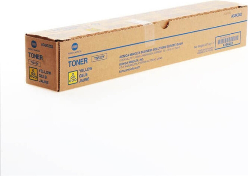 A33K252 / TN-512Y Yellow Toner - Laser toner Yellow