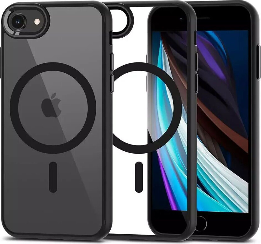 Tech-Protect iPhone 7 / 8 / SE Tech-Protect Magmat Deksel - MagSafe Kompatibel - Gjennomsiktig / Svart