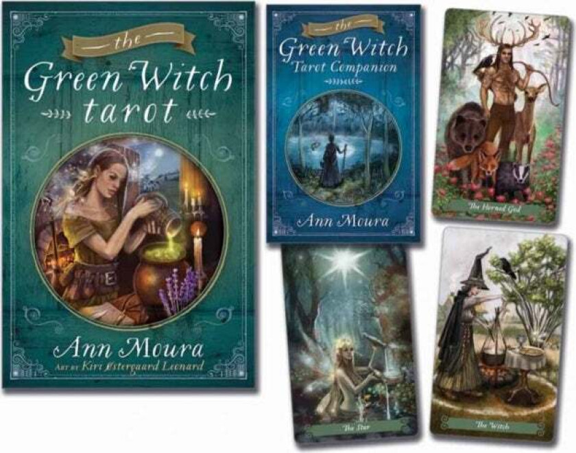 The Green Witch Tarot av Ann Moura, Kiri Ostergaard Leonard