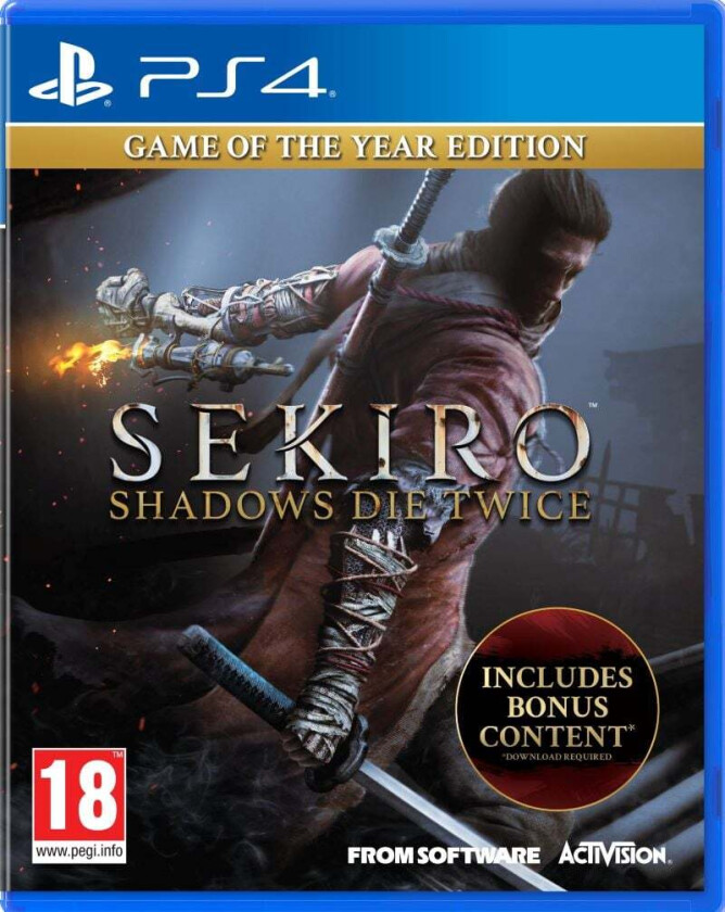 Sekiro: Shadows Die Twice - Sony PlayStation 4 - Action/Adventure