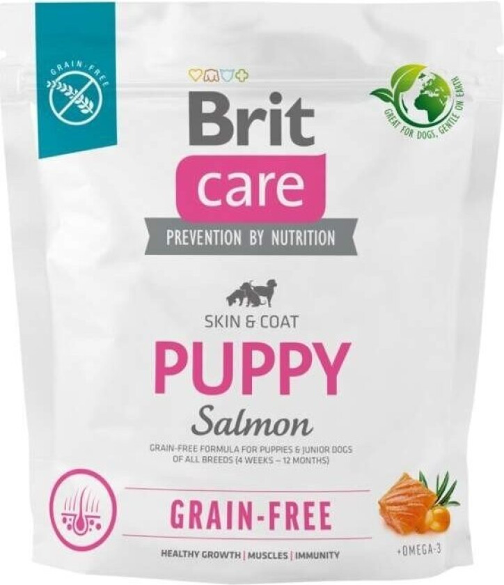 Brit Care Dog Puppy Grain Free Salmon (1 kg)