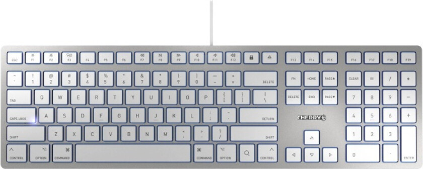 KC 6000 SLIM FOR MAC - Tastatur - Nordisk - Sølv