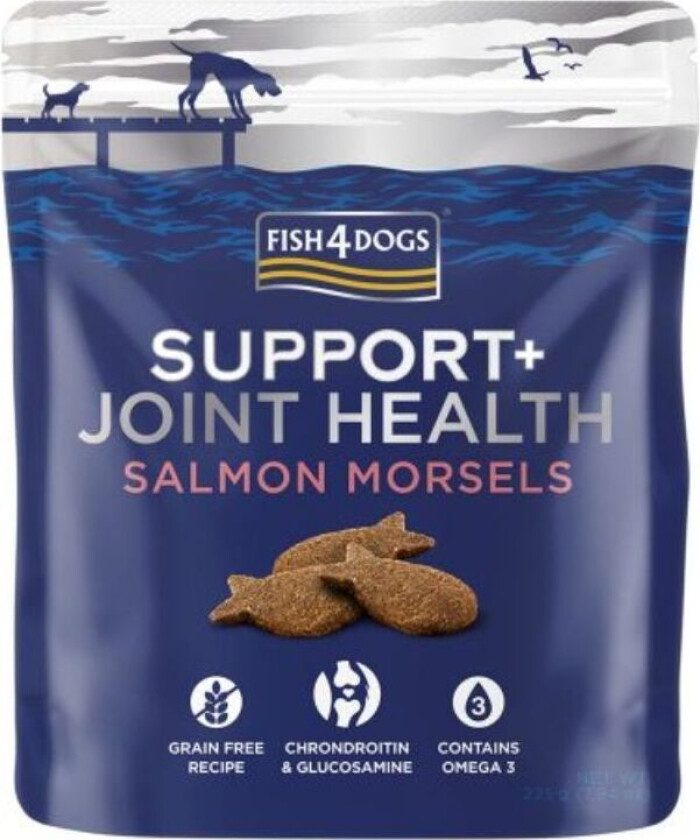 Godbiter til hund Laks Ledd 225 g