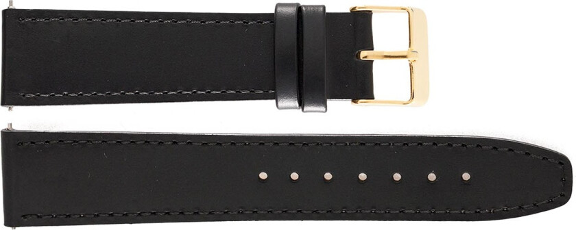 20mm Leather Strap Black Gold IHS1007 -   -  - Unisex -  -