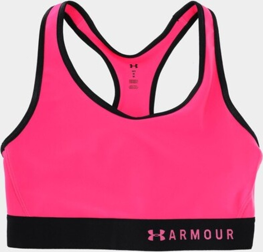 Armour Mid Keyhole Bra, Electro Pink, Xs, Sport-Bh