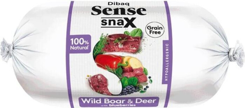 Dog All Age All Breeds Snax Bar Wild Boar & Venison Våtfôr til hund 200 gr