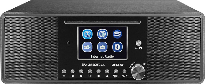 DR 895 CD, Bærbar, Digitalt, DAB+, FM, 15 W, AAC, AAC+, FLAC, MP3, WAV, WMA, TFT