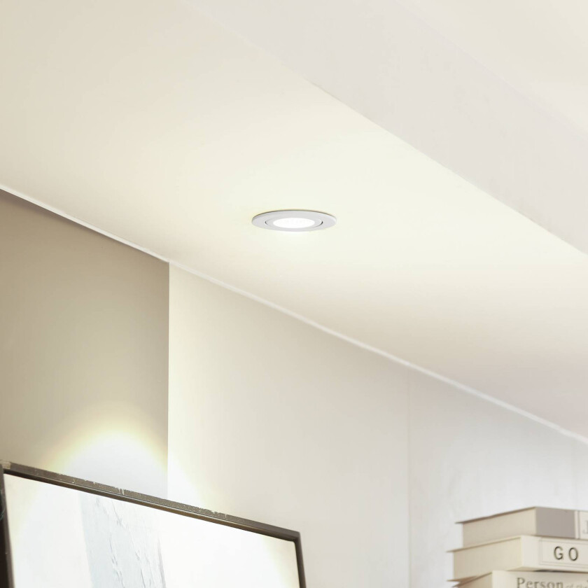 LED-downlight Jyra, hvit, 3 000K