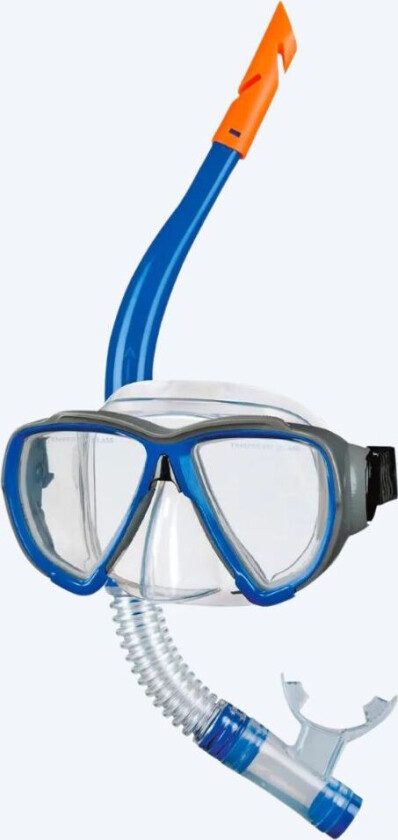 snorkelsett til voksne - Porto - Blå
