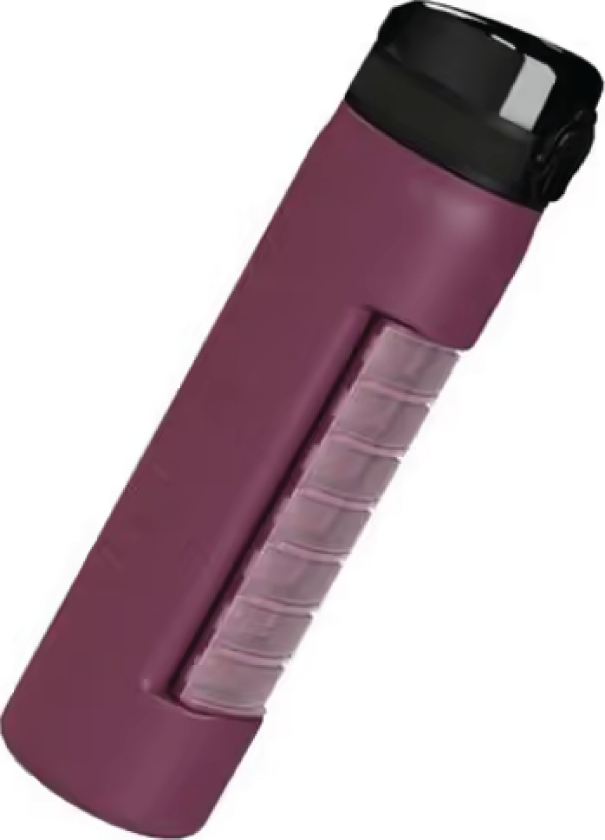 2GO Drikkeflaske m/dosett, Lilla, 700 ml