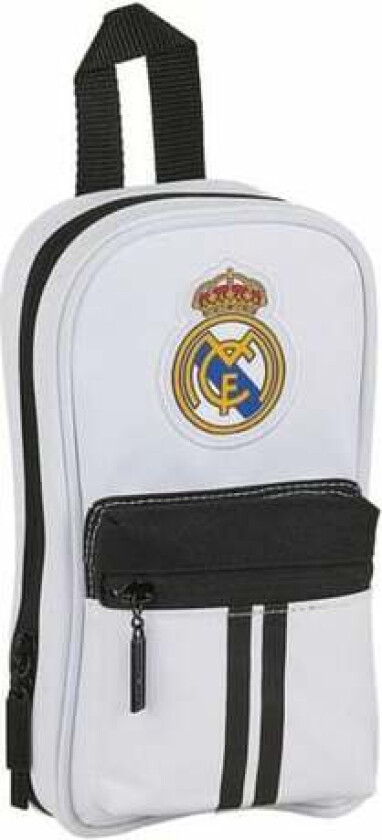 Penal Ryggsekk Real Madrid CF M747 Hvit Svart 12 x 23 x 5 cm (33 stk)