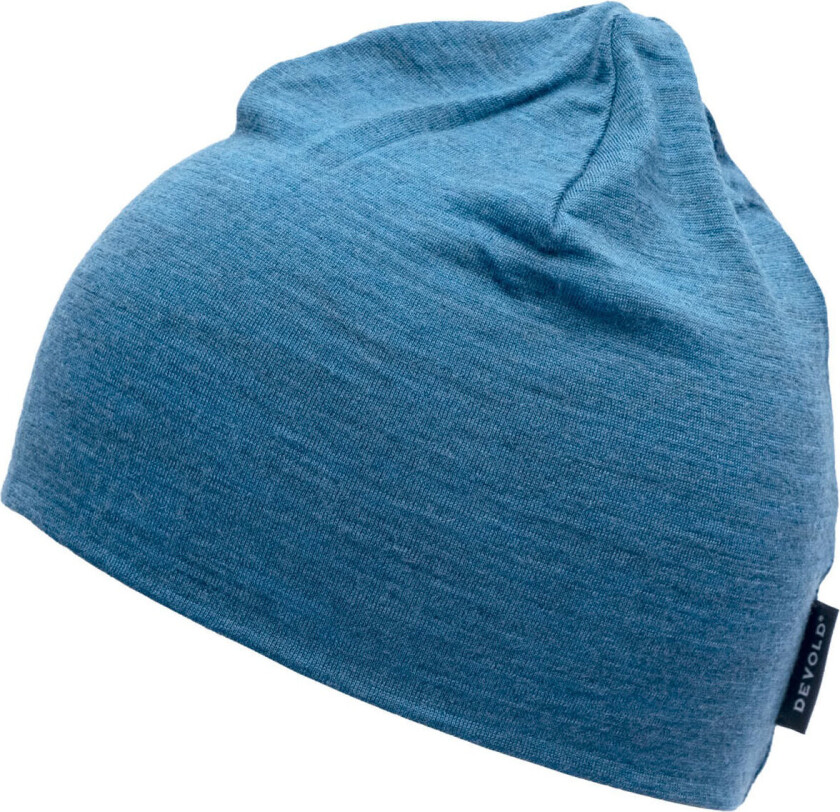 Breeze Merino Beanie Junior A/Blue Melange 54