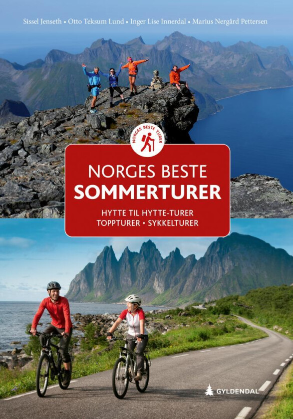 Bilde av Norges beste sommerturer av Inger Lise Innerdal, Sissel Jenseth, Otto Teksum Lund, Marius Nergård Pettersen