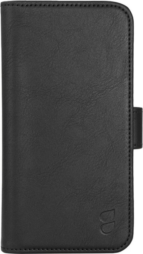 GEAR iPhone 15 GEAR Kunstskinn Deksel 2-i-1 m. Lommebok 3 Kort - Svart