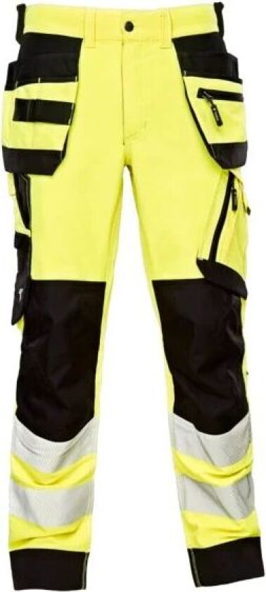 Hi-Viz Håndverksbukse Kl.2 Gul Str.58