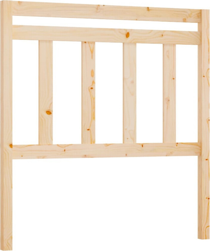 Sengegavl 81x4x100 cm heltre furu