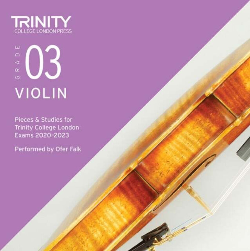 Trinity College London Violin Exam Pieces From 2020: Grade 3 CD av Trinity College London