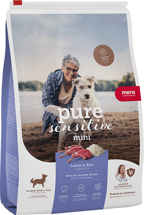 mera pure sensitive Mini lam og ris - 4 kg