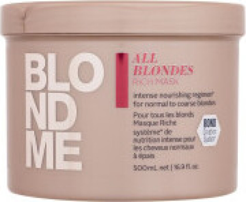 BlondMe All Blondes Rich Mask 500ml