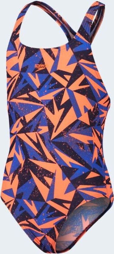 badedrakt til jenter - Hyperboom Allover Medalist - Blå/oransje