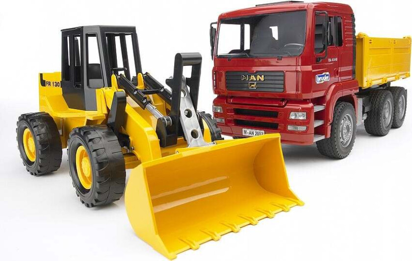 Man Tga Lastebil Og Hjullaster