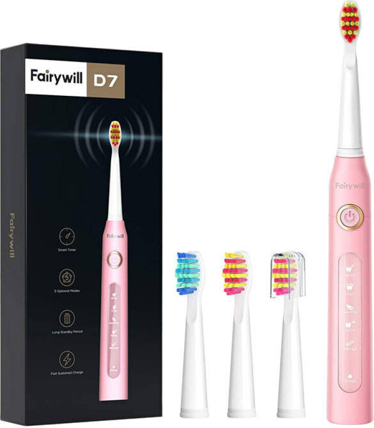 Elektrisk tannbørste D7 (Pink)