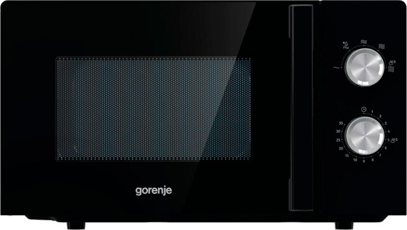 MO17E1BH, Benkeplate, Solo mikrobølge ovn, 17 l, 700 W, Rotasjon, Sort