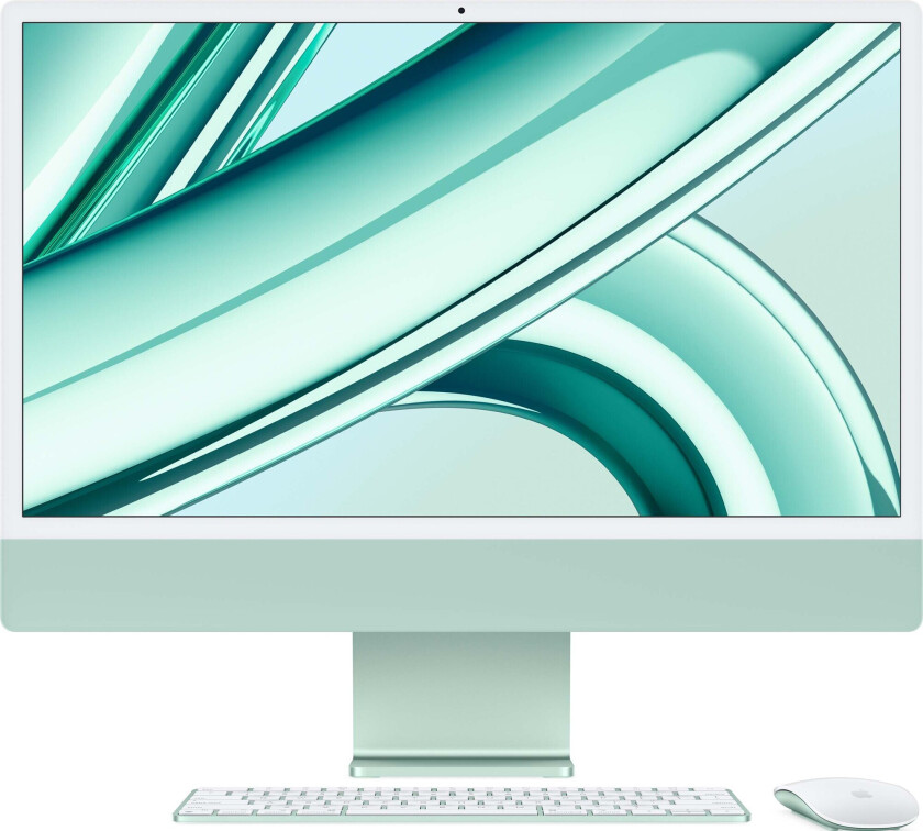 Bilde av 24-inch iMac with Retina 4.5K display:  M3 chip with 8‑core CPU and 8‑core GPU, 256GB SSD - Green