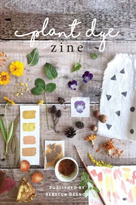 Plant Dye Zine av Rebecca Desnos